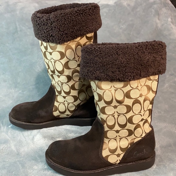 Coach boots women size 8 - Picture 1 of 11